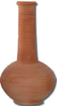 Streaked Long neck Vase